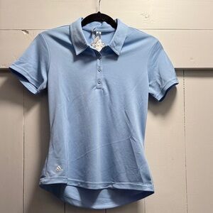 Adidas Women's Sky Blue Button Down Shirt XS 
Golf Polo NEW